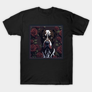Dogo Canario red roses 2 T-Shirt